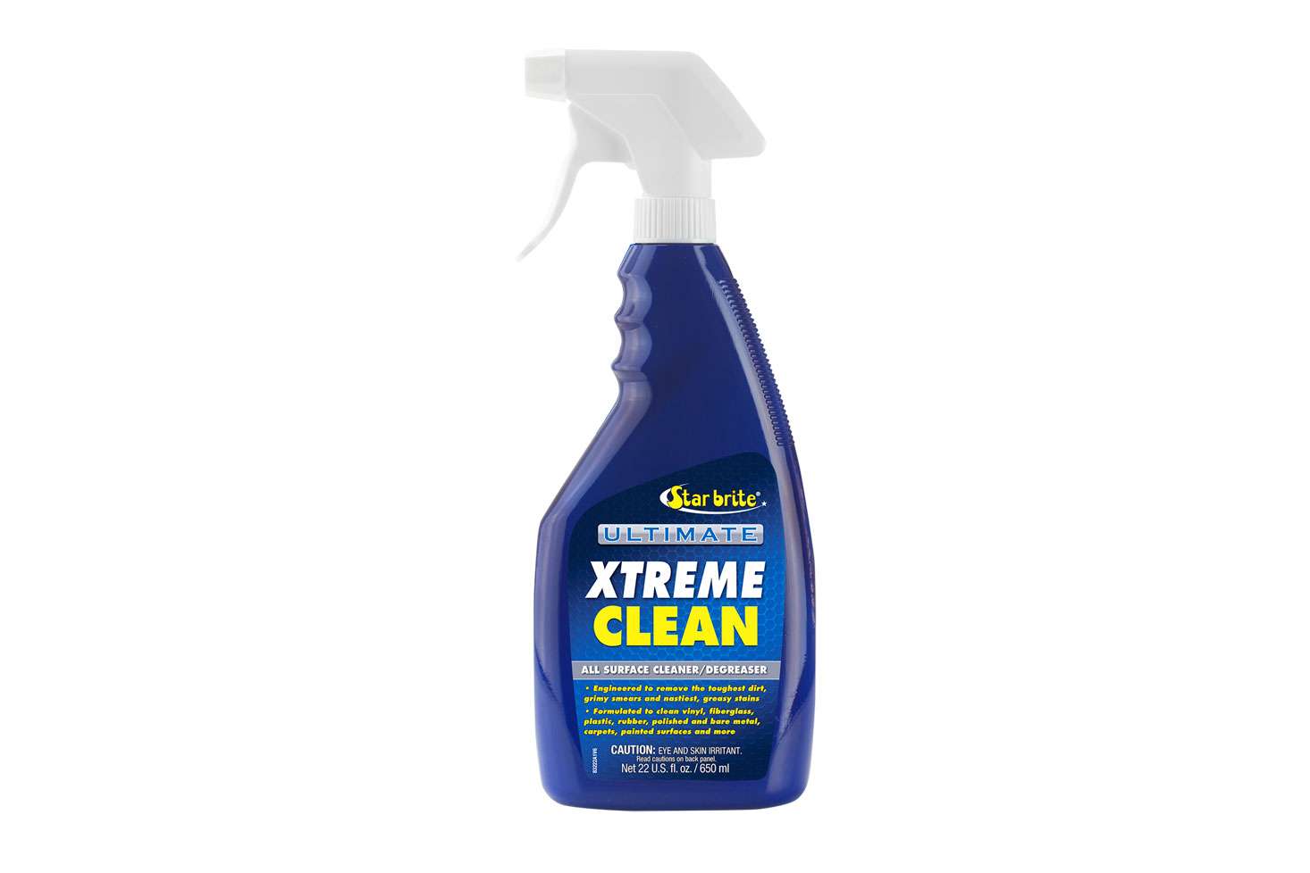 <p><b>Star brite Ultimate Xtreme Clean  </b></p>
Instead of another pair of socks, hereâs a Stocking Stuffer theyâll love! Star brite's Ultimate Xtreme Clean is an all-purpose, all-surface cleaner/degreaser. The special chelating agents attack grime or stains on your boat, truck, ATV, trailers, tools and most other surfaces. </p>

<p>The cleaner is formulated with special chelating agents that attack road grime, fish blood, bug bits, dried mud, greasy smears and almost every other possible type of crud. Ultimate Xtreme Clean breaks the bond that holds stains and dirt to the surface so they can be wiped away without heavy scrubbing. However, it does not contain caustic, dangerous chemicals that can damage the finish. Xtreme Clean can be used on boat wraps, metal, fiberglass, plastic, chrome, stainless and rubber surfaces. The phosphate-free, biodegradable formula means you can use it on or near the water. Available in 22-, 32-ounce and 1-gallon sizes at most major marine retailers and online merchants. <br>
<p><b>MSRP $13.49 (22-ounce) </b></p>
<a href=