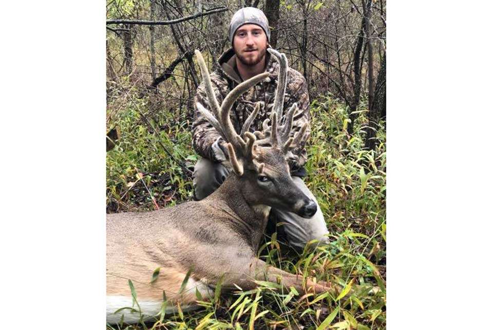 Parental pride also struck Dale Hightower after son, Treven, downed this âfreak of natureâ on their farm. âNot every day you get a chance at wild stud in velvet in October,â Treven wrote. âBlessed for the opportunity to take this awesome deer.â
