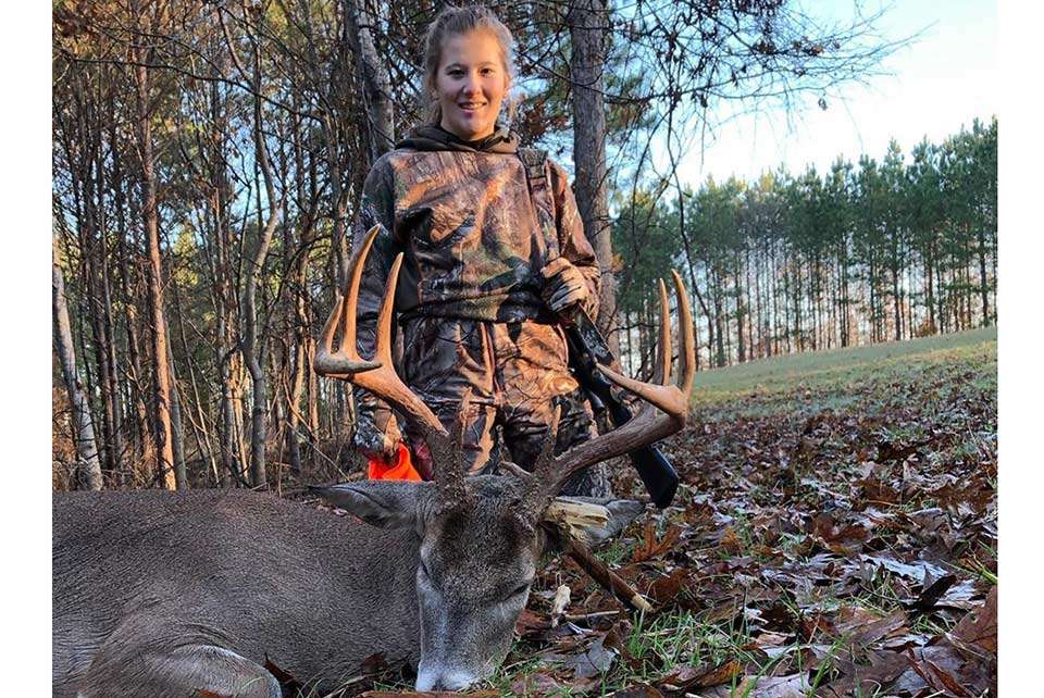 Scott Canterbury, fresh off his Toyota Bassmaster Angler of the Year season, saw his daughter, Taylor, find great success. âTaylorâs like a sniper when it comes to deer hunting!!â