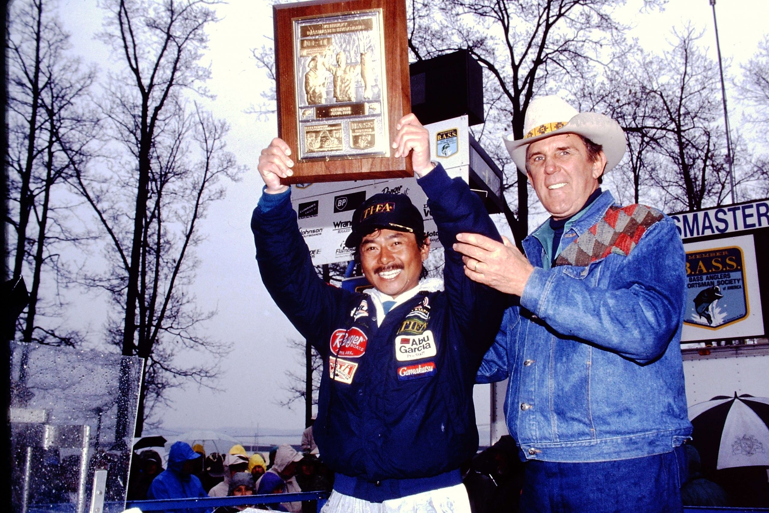 <p><strong><u>First international B.A.S.S. winner</u></strong></p>
<p>Norio Tanabe, a native of Tokyo, Japan, was the first international angler to win a Bassmaster event. He'd been competing off and on since 1990, and he got his victory in April 1993 on Kentucky Lake. Tanabe went on to compete for several more years. He didn't win again, but he set the stage for other international anglers, such as Takahiro Omori and Morizo Shimizu, to take home trophies.</p>
