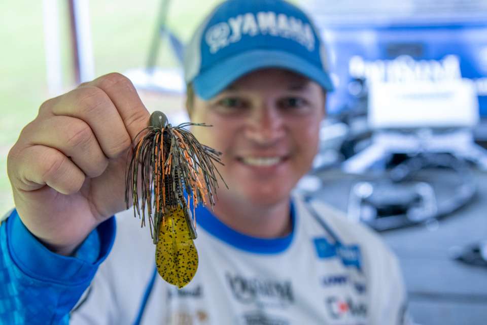 The finished product is a fish-catching combination. âYou have a smaller profile that gets you more bites, but it still attracts big bass,â Hudnall said.