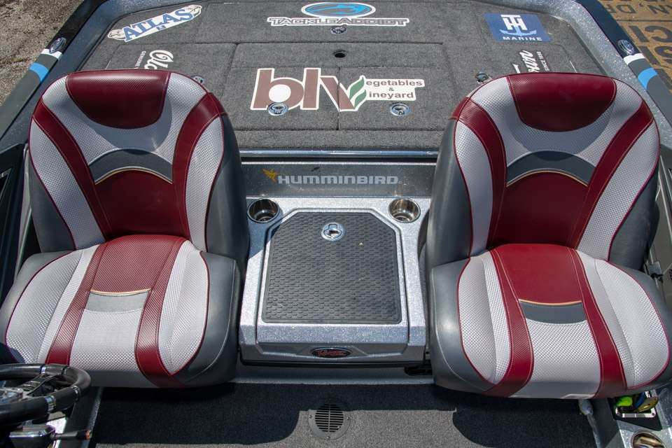 Comfortable seats provide a smooth ride in rough conditions, while a step allows easy access to the rear deck.