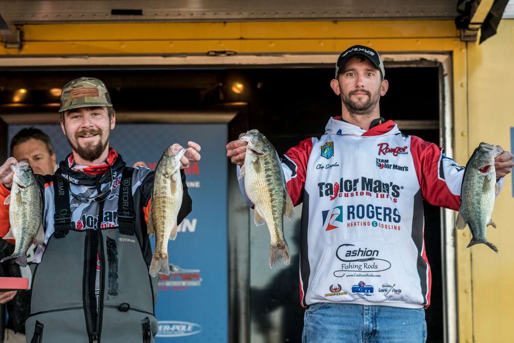 Clay Samples and Tyler Purcell,  Anglers Choice (41st, 11 - 2)