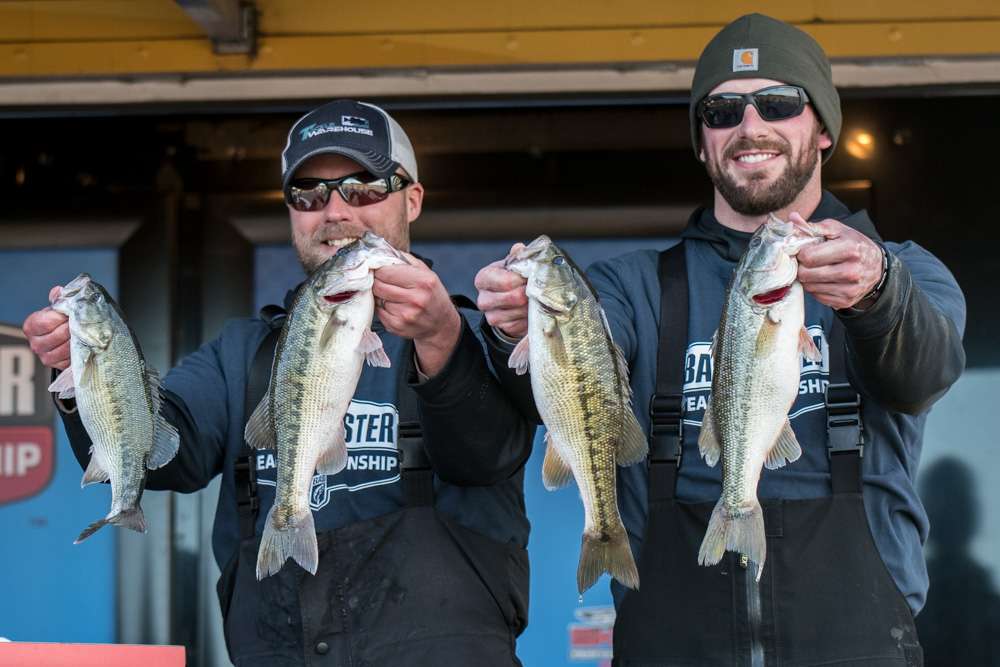 Ethan Hall and Tucker Kautz, Upstate Anglers (38th, 21 - 5)