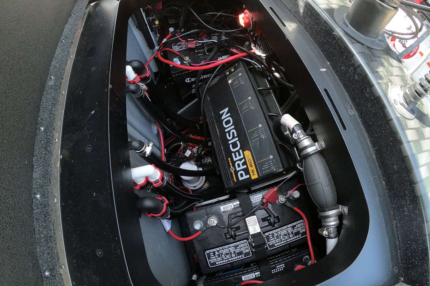 Here's a look at the Skeeter's powerplant.