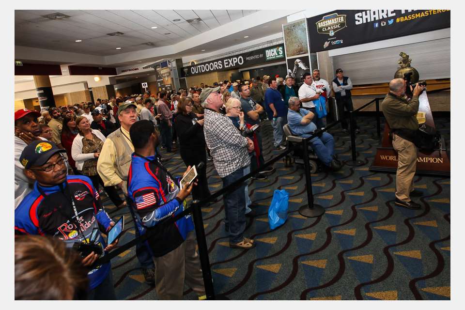 In 2014, huge crowds turned out in Birmingham for the Bassmaster Classic Expo ...