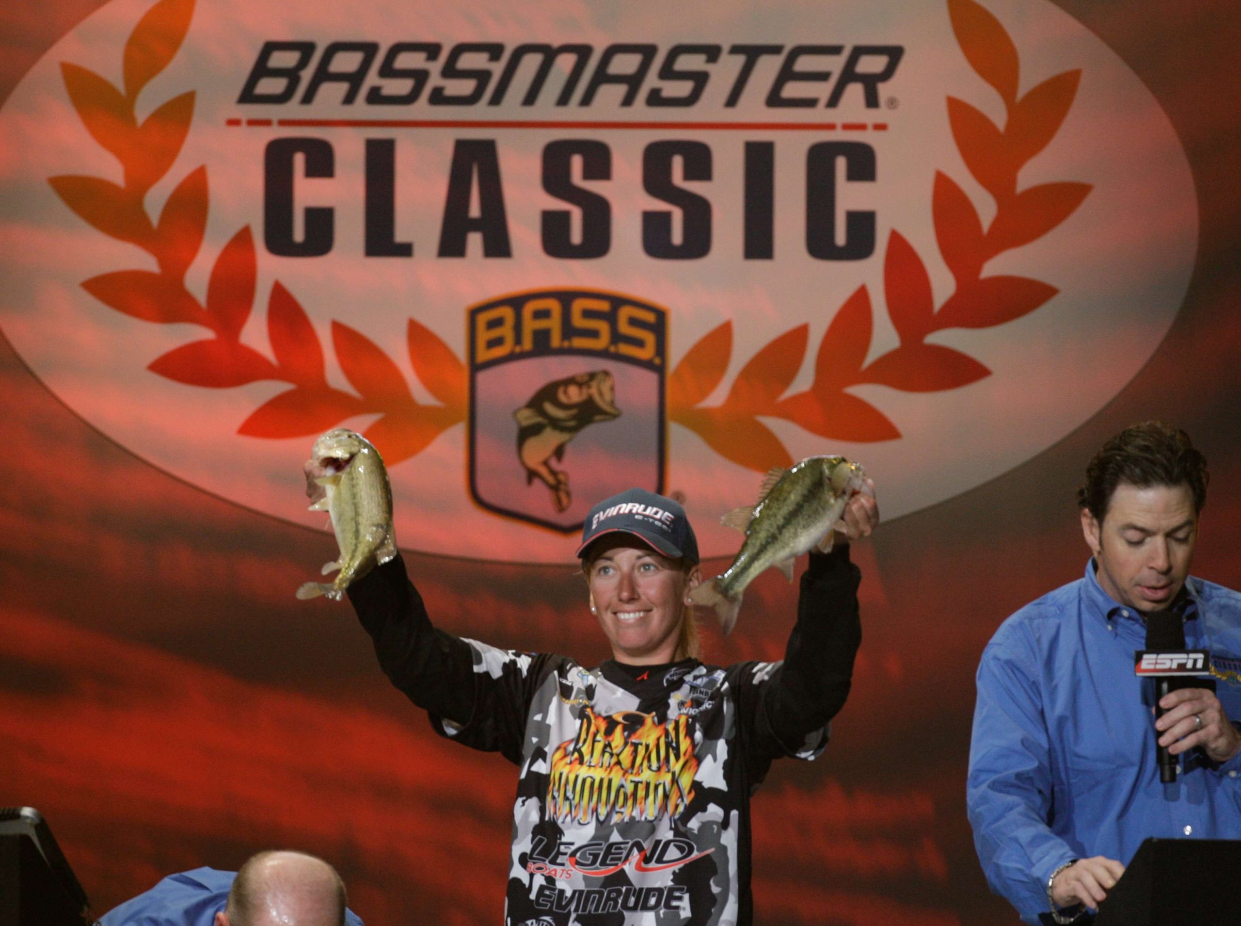 <p><strong><u>First woman in the Classic</u></strong></p>
<p>Kim Bain-Moore was the first woman to compete in the Bassmaster Classic. She earned a berth by winning the Women's Bassmaster Tour Championship in 2008, and she went on to finish 47th in the 2009 Bassmaster Classic. The following year, Pam Martin-Wells earned the WBT's invitation to the Classic, and she finished 22nd in 2010. The WBT was discontinued then, and no other female has qualified for the Classic.</p>
