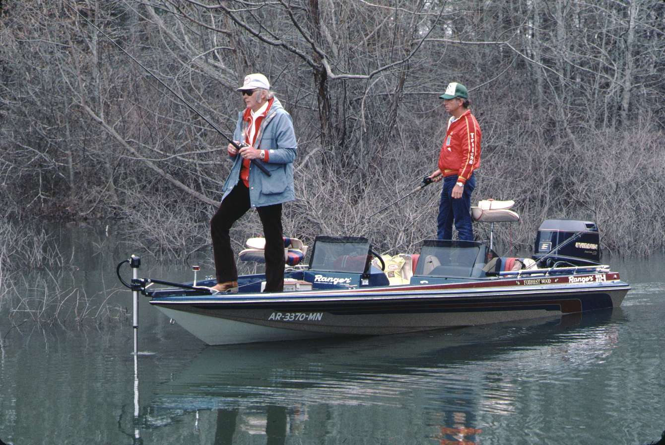 Wood came to early B.A.S.S. events to learn what anglers desired in a bass boat. To do that took listening to their needs on the shore, while getting ideas from his own boat. He did that by competing in the tournaments as well. 