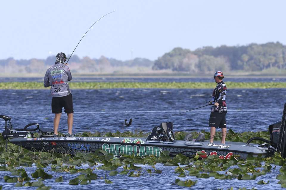 The right moon, the right month and the right lake. You would think a full moon in January on the Kissimmee Chain of Lakes would mean heavyweight catches of spawning largemouth. They werenât quite ready to make that move at the Basspro.com Bassmaster Eastern Open.
<p>
<em>All captions: Craig Lamb</em>
