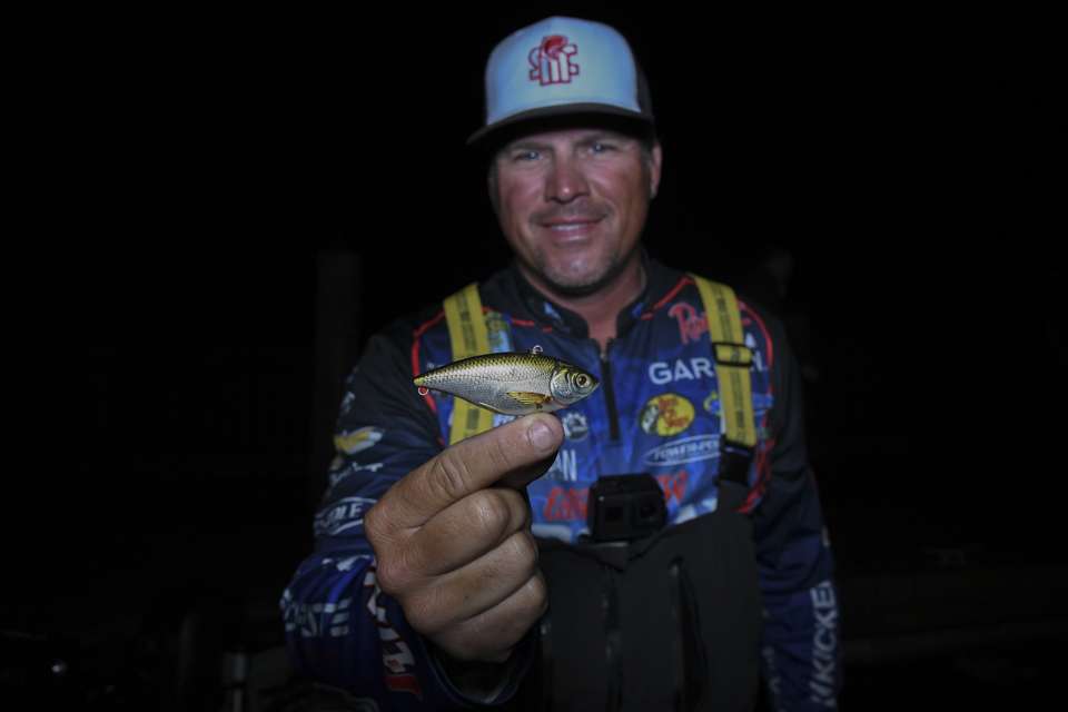 <b>Scott Martin - 5th place</b><br>
A LIVETARGET Golden Shiner Vibration Trap produced morning offshore bites for Scott Martin. He modified the lure to impart a louder knocking sound. 
