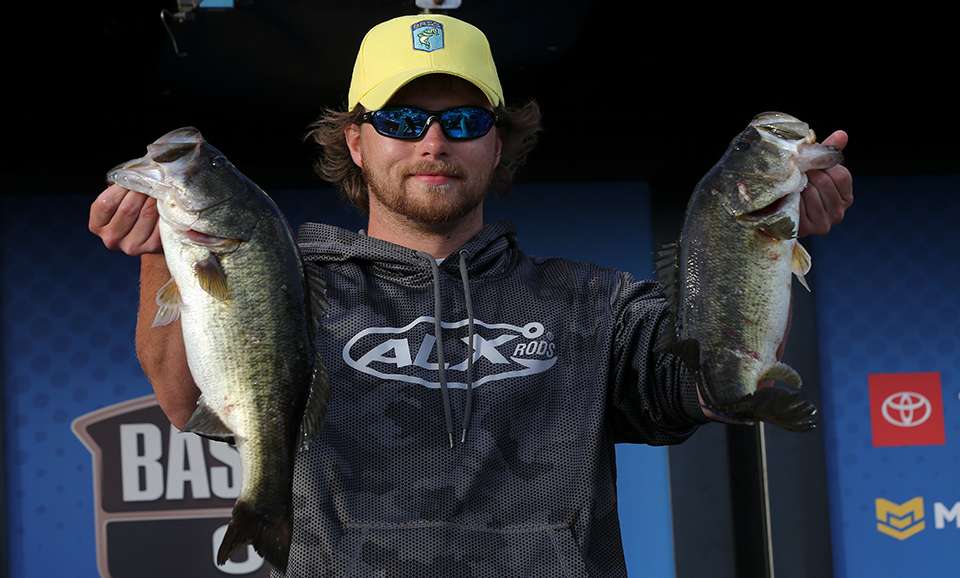 Cody Stahl, 4th place co-angler (26-9)