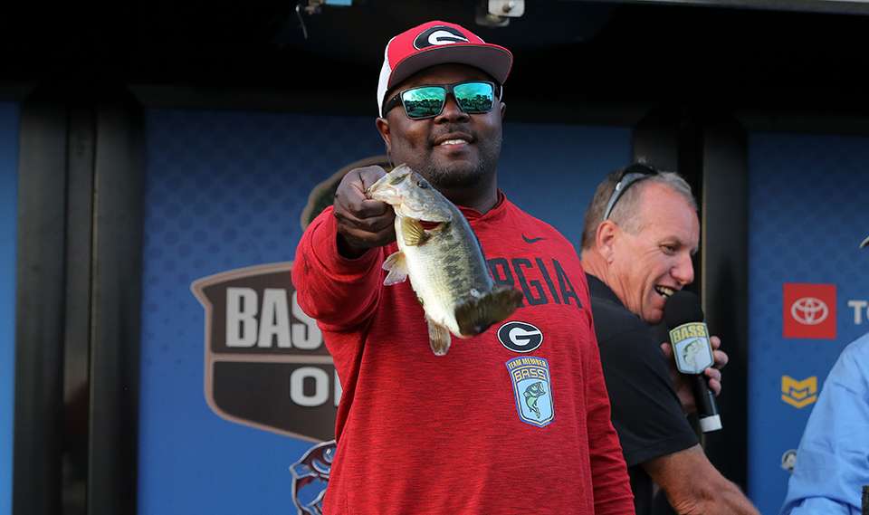 Jarvis Ellis, 9th place co-angler (20-11)