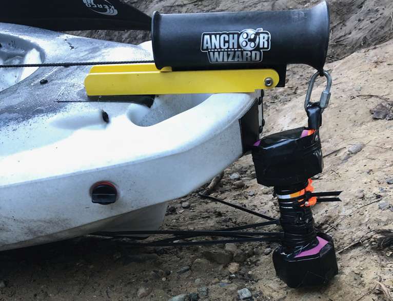 Quick fix kayak fishing river anchor - Bassmaster