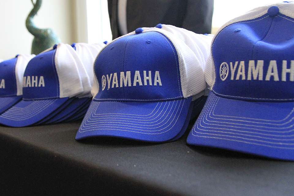 Yamaha showed their support with hats as well as the contingency awards.