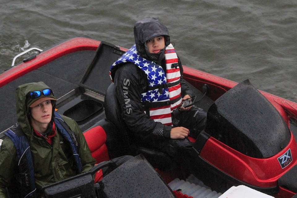 One team had an American Flag life jacket.