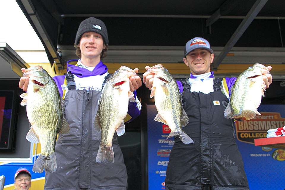 Trey Schroeder and Tyler Christy of McKendree University (34th, 14-2)