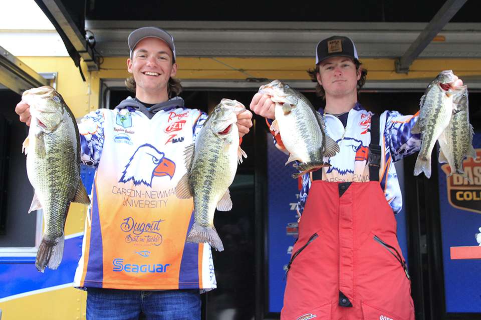 Hayden Gaddis and Ben Cully of Carson Newman (24th, 15-3)