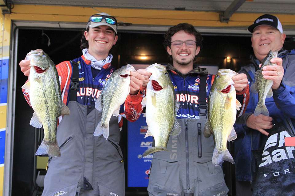 Robert Cruvellier and Chase Clarke of Auburn University (18th, 15-9)