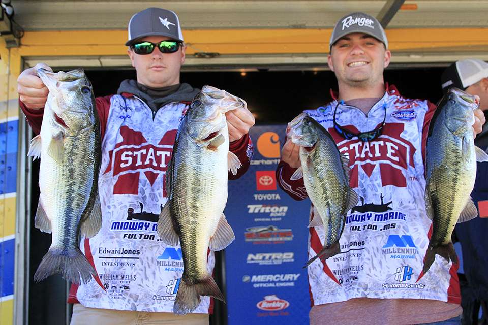 Phillip Hilton and Baylor Whitfield of Mississippi State (29th, 26-2)