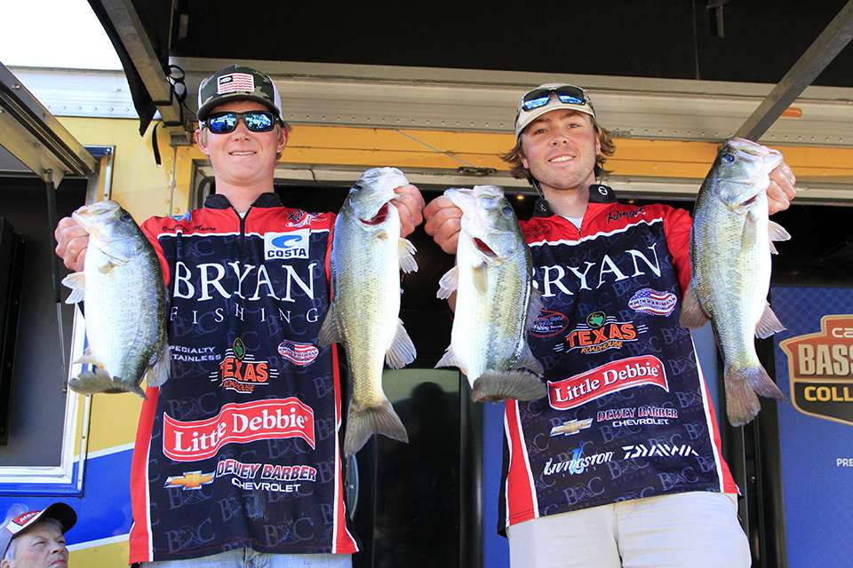 Cole Sands and Connor Dimauro of Bryan College (13th, 29-6)