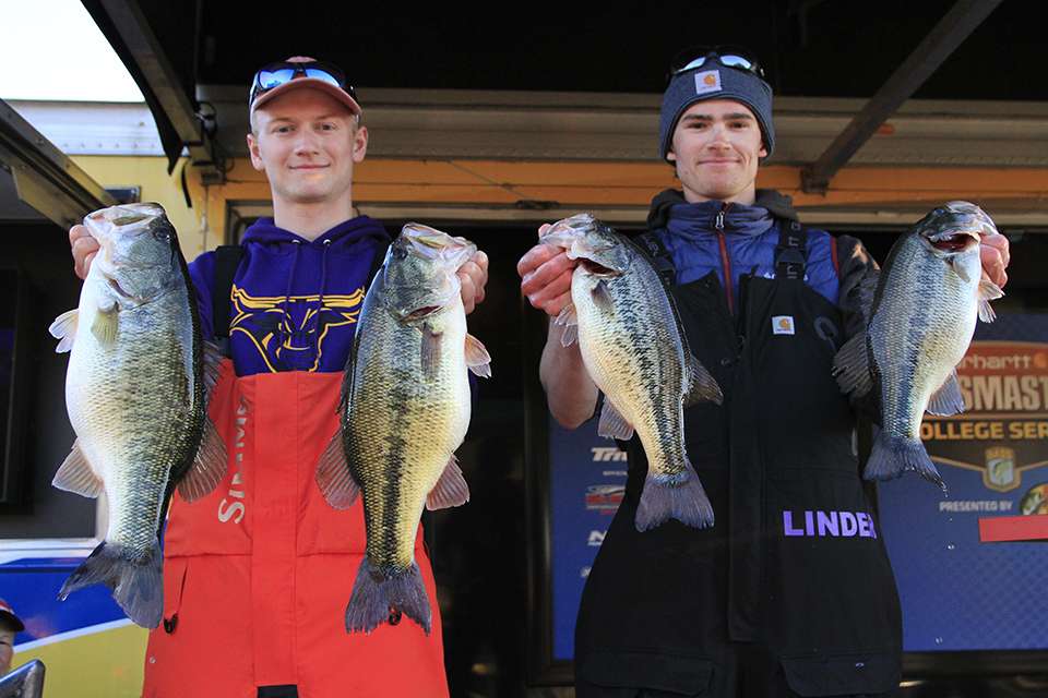 Brian Linder and Nathan Thompson of Minnesota State Mankato (26th, 26-2)