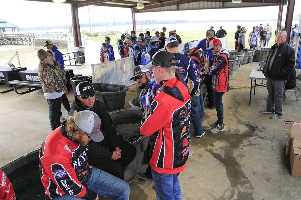 The Top 12 teams hit the tanks as they wait to see who the winner will be of the 2020 Carhartt Bassmaster College Series Tour event presented by Bass Pro Shops at Toledo Bend.