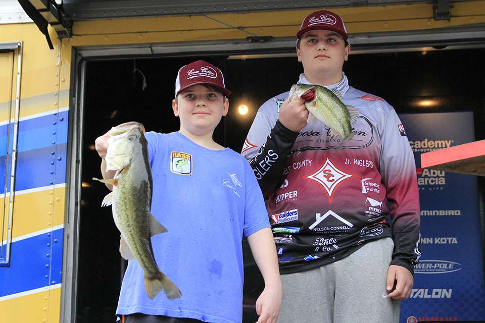 Aiden King and Dawson Bryant of Shelby County (3rd, 5-1)