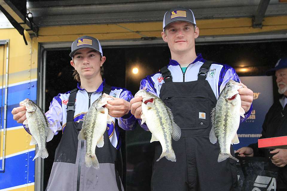 Trace Day and Jackson McKee of Denham Springs (35th, 7-1) 
