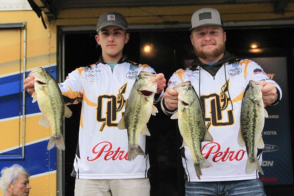 Griffin Gatwood and Landon Forbes of Oak Grove (19th, 9-11)