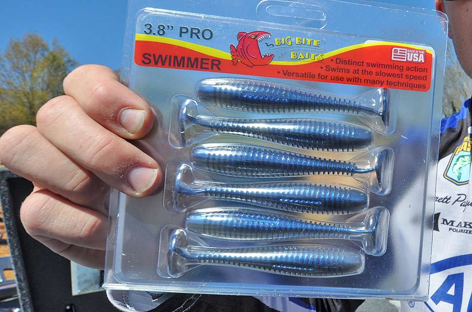 The 3.8-inch Pro Swimmer Swimbaits from Big Bite Baits come package in a way that keeps them perfectly shaped for optimum swimming action.