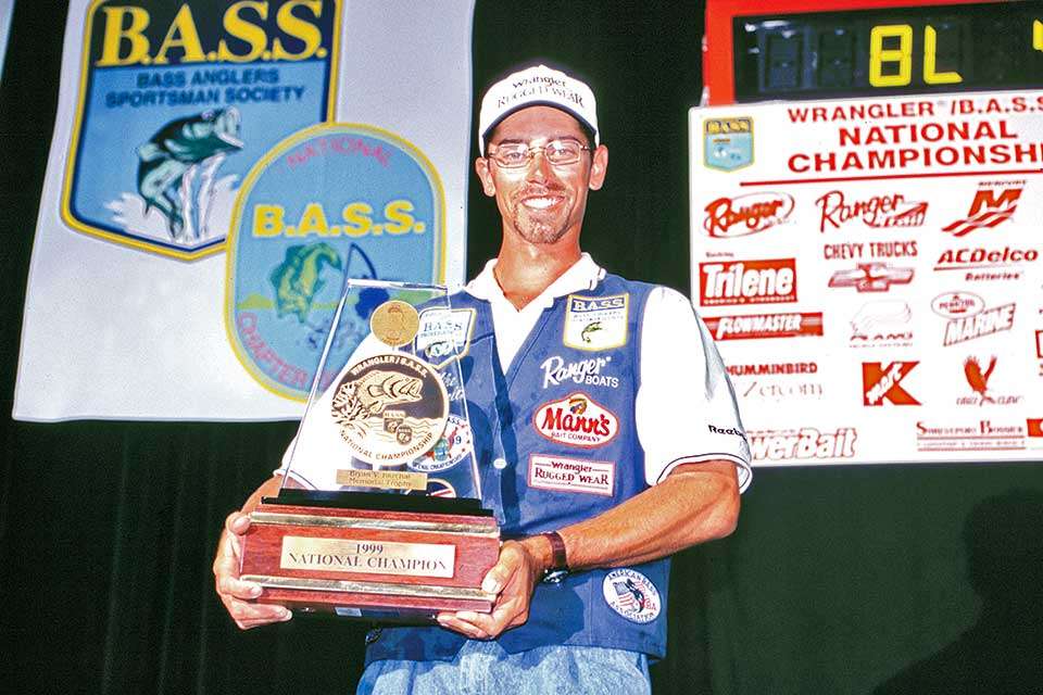 Mike Iaconelli burst onto the Bassmaster scene in 1999 as the Federation Nation champion in a blue vest.