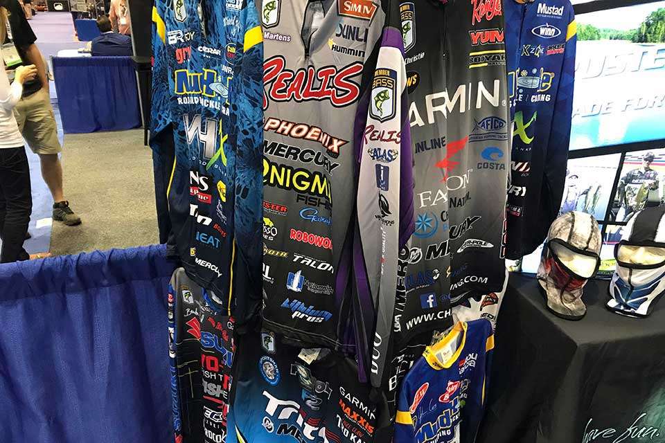 At ICAST, Dan Coates of Valley Fashions Outdoors says manufacturing of todayâs jersey is computerized with high-tech fabrics offering features like stretch and UPF protection rated over 50. 