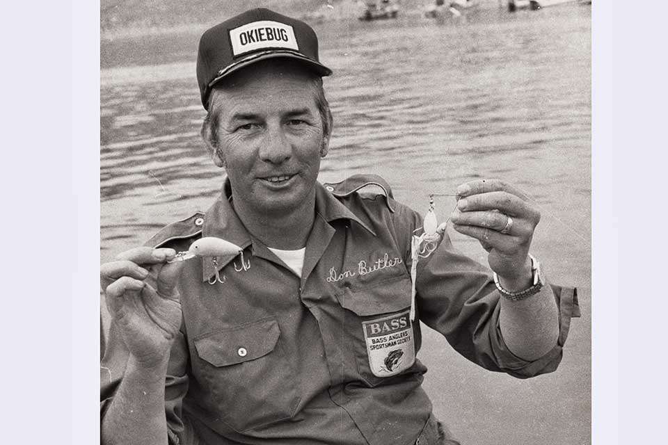Butler was among the first to cash in on his fishing success, advertising for his Okiebug.