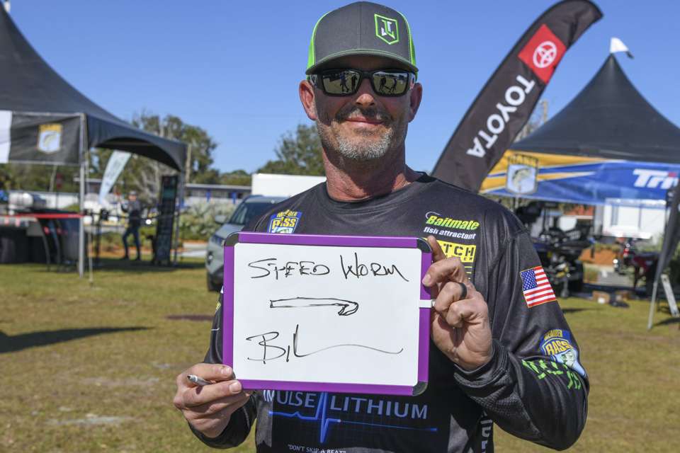 High winds have had the Bassmaster Elite Series pros cooling their heels for two days, so we asked the anglers to draw out the first lures they planned to throw when competition gets under way tomorrow.