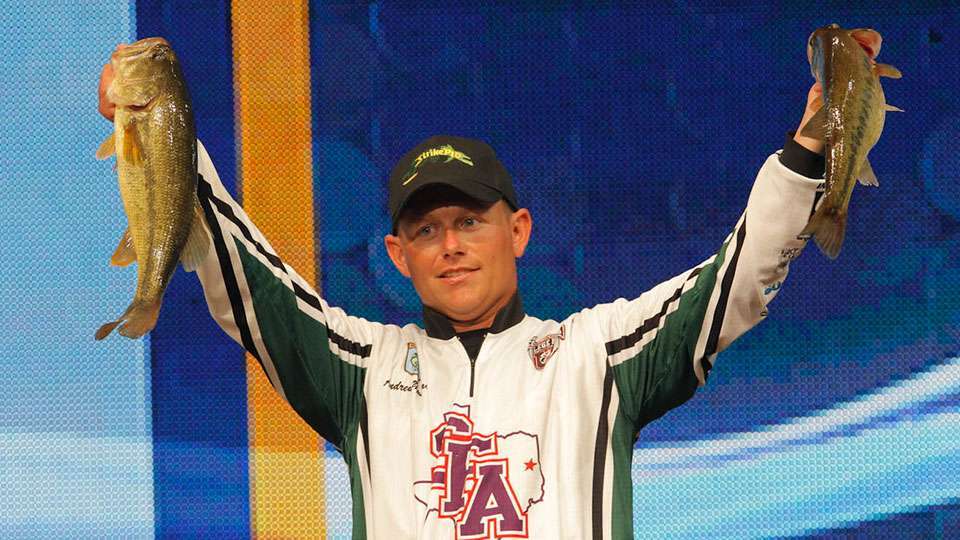 <b>2012</b><br>
In 2012 Andrew Upshaw from Stephen F. Austin University becomes the first collegiate angler to earn a berth in the Classic.