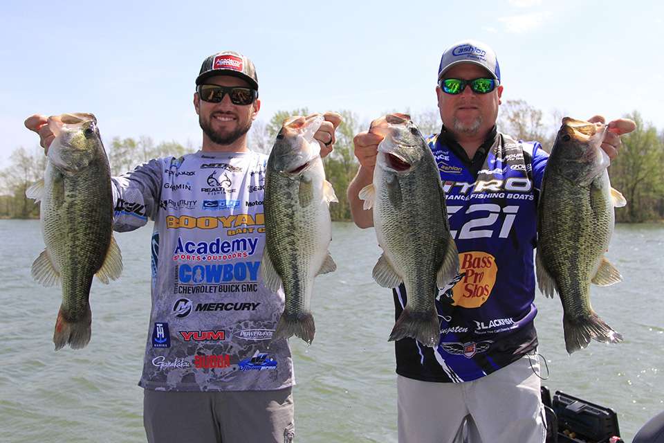 Jamie Hartman had 22 pounds and 1 ounce while Stetson Blaylock managed 18 pounds, 14 ounces