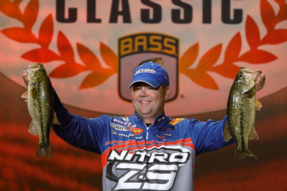 Brian Snowden, fishing his seventh championship, was close to having a memory only 39 others have had. The Elite veteran from Missouri was in the hunt at the 2009 Classic. âThe most memorable Classic experience was the year that I finished third on the Red River,â he said. âI just remember coming out through the smoke when they announced the Super Six, and the crowd went crazy! It was a feeling I will never forget.â