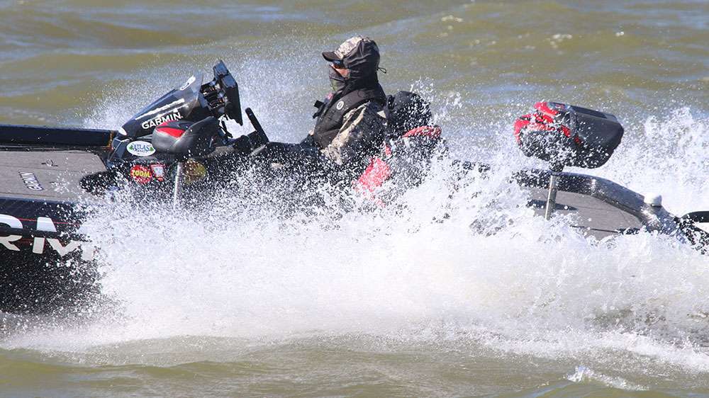 Day 1 of the 2020 Academy Sports + Outdoors Bassmaster Classic presented by Huk provided the anglers a bumpy ride in.