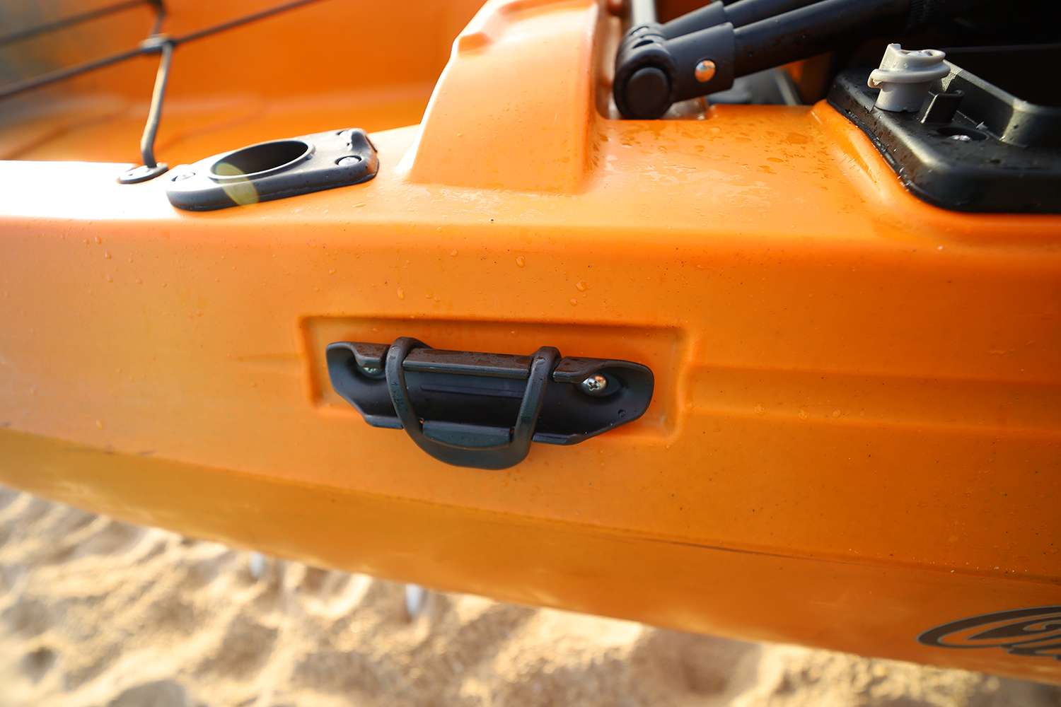 Just like every Old Town kayak, a paddle holder comes standard. 