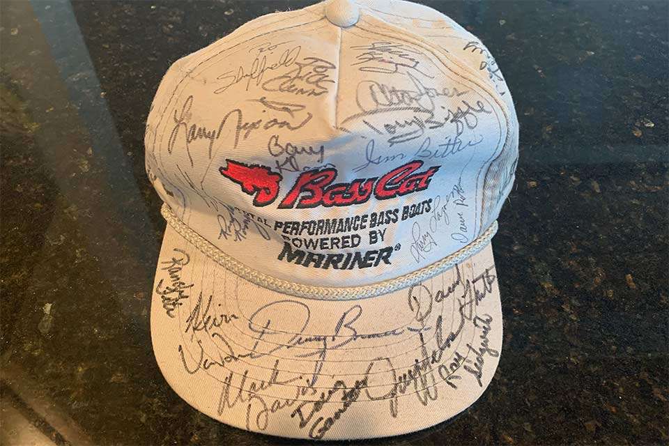 Matt Herren, the oldest in the 53-man field at 57, is tied with Combs with eight Classic appearances, but heâs been around the block as evidenced by the autographs on this hat. His first Classic memory also predates everyone in the field. 
