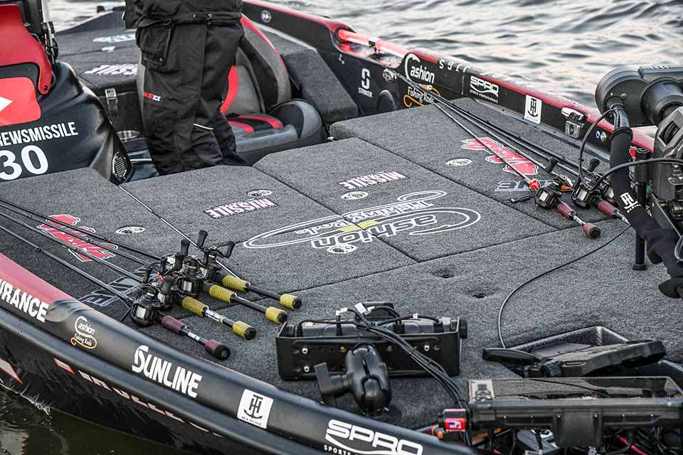 Take a quick look at the baits the Classic anglers had tied on before heading out for the first day of the 2020 Academy Sports + Outdoors Bassmaster Classic presented by Huk!