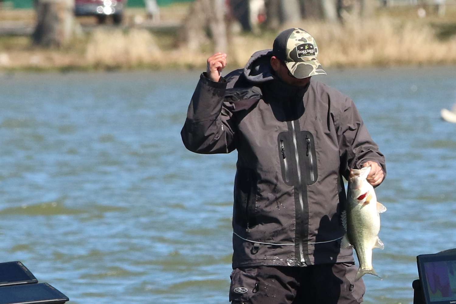 Follow David Mullins around Lake Guntersville during the second day of the 2020 Academy Sports + Outdoors Bassmaster Classic presented by Huk.