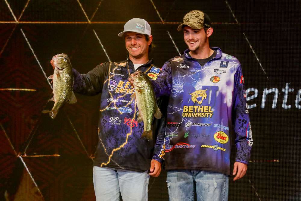 The 2020 Bassmaster College Classic has come to a close.
<p>
Dax Ewart - KJ Queen with Bethel University