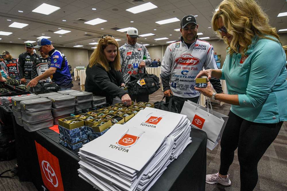Getting ready here at the 2020 Academy Sports + Outdoors Bassmaster Classic presented by Huk!