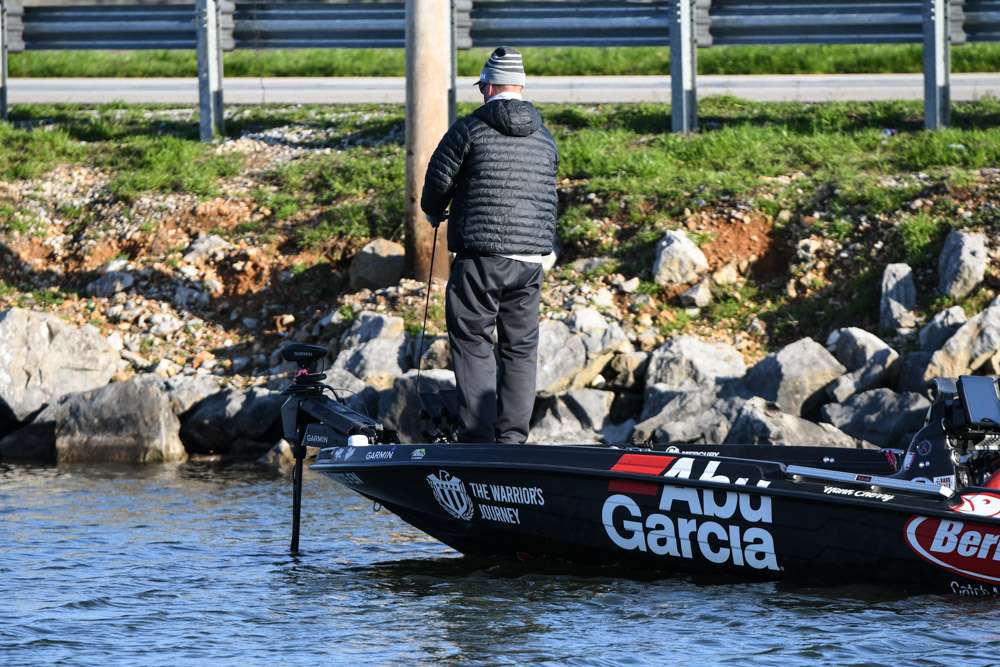 Check out Hank Cherry's  Day 1 at the Academy Sports + Outdoors Bassmaster Classic presented by HUK.