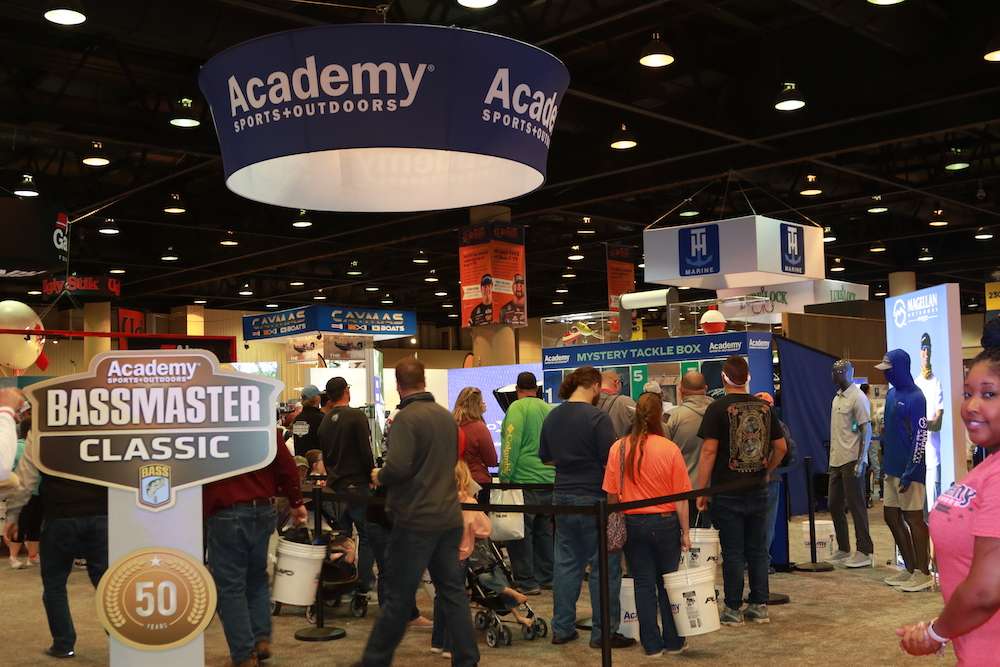 Academy Sports & Outdoors offered a Mystery Tackle Box game to thank fans for their support. 