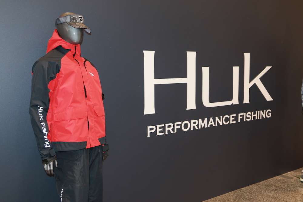 Huk introduced a new Tournament Series rain gear during the Bassmaster Classic Outdoors Expo.
