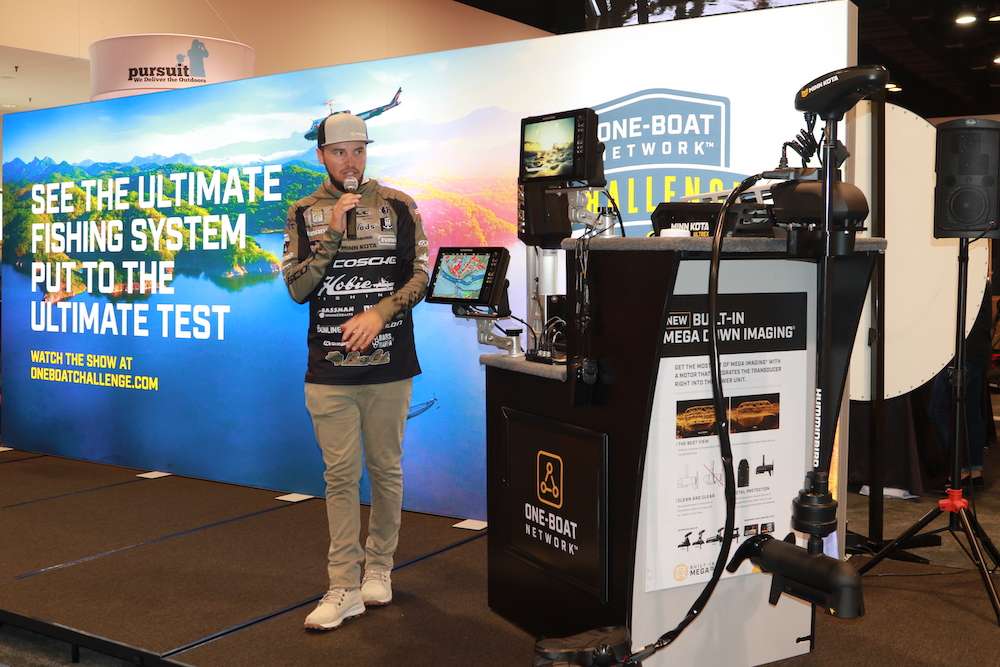 Carl Jocumsen, the first Australian to win an Elite event, discusses Minn Kota and Humminbirdâs One Boat Network. 