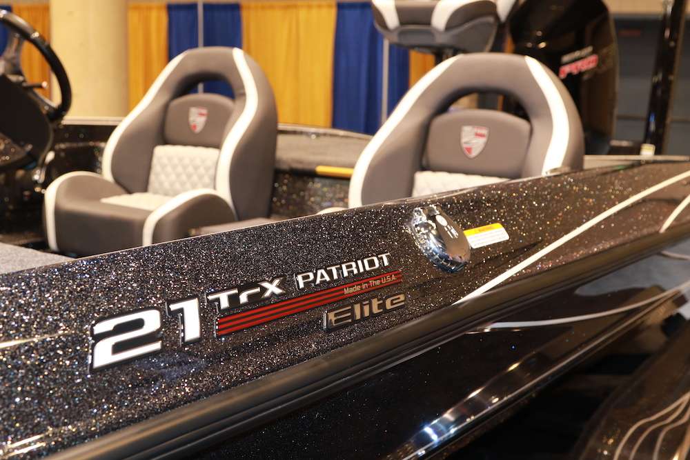 The Triton 21 TrX Patriot comes tournament-ready. 
