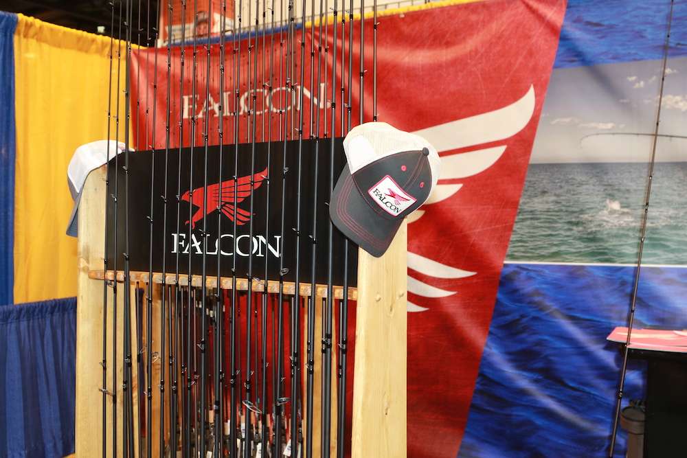 Falcon Rods displayed its tournament-proven products at the Expo. 